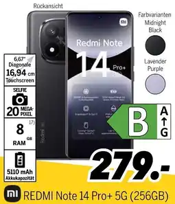 MEDIMAX REDMI Note 14 Pro+ 5G (256GB) Angebot