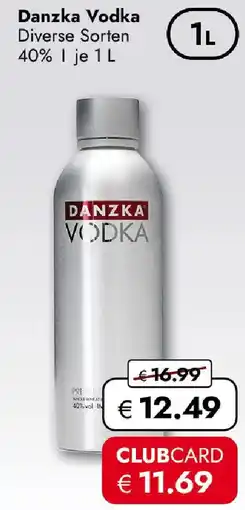 Travel Free Danzka Vodka Angebot