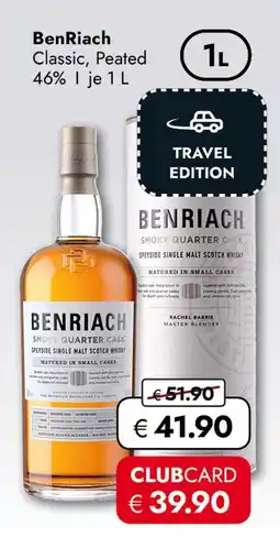 Travel Free Benriach benriach Angebot
