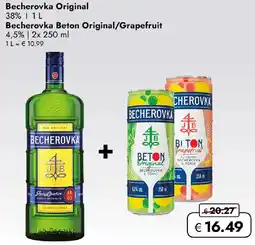 Travel Free Becherovka Original 38% Angebot