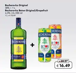 Travel Free Becherovka original Angebot