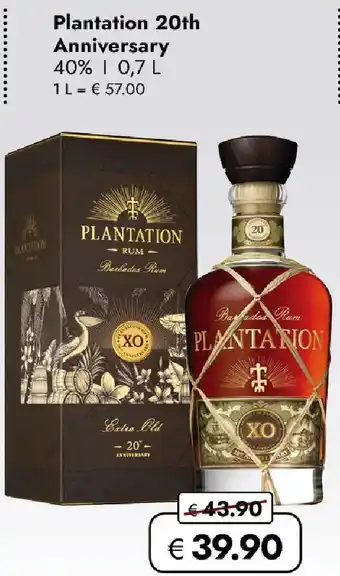 Travel Free Plantation 20th Anniversary 40% Angebot