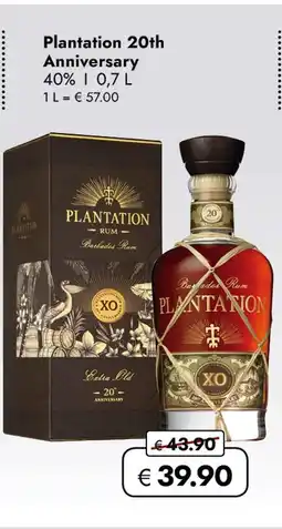 Travel Free Plantation 20th anniversary Angebot