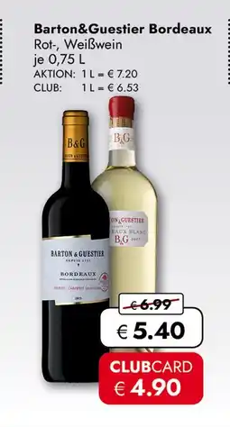 Travel Free Barton&guestier bordeaux Angebot