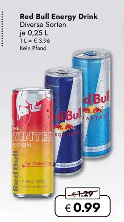 Travel Free Red bull energy drink Angebot