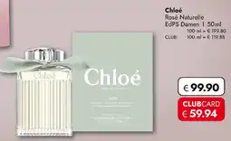 Travel Free Chloé Rosé Naturelle EdPS Damen Angebot