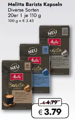 Travel Free Melitta Barista Kapseln Angebot
