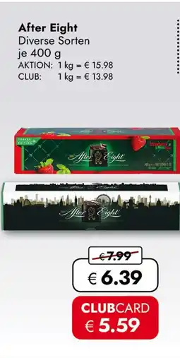 Travel Free After eight Angebot