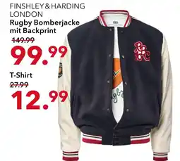 Peek & Cloppenburg Hamburg Finshley & harding london rugby bomberjacke mit backprint Angebot