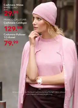 Peek & Cloppenburg Hamburg Franco callegari cashmere-cardigan Angebot