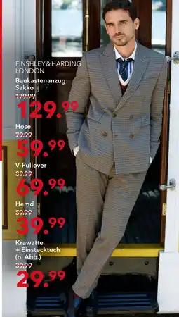 Peek & Cloppenburg Hamburg Finshley & harding london baukastenanzug sakko Angebot