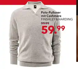 Peek & Cloppenburg Hamburg Finshley & harding polo-pullover mit cashmere Angebot