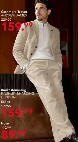 Peek & Cloppenburg Hamburg Andrew james cashmere-troyer Angebot