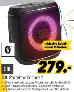 MEDIMAX JBL Partybox Encore 2 Angebot