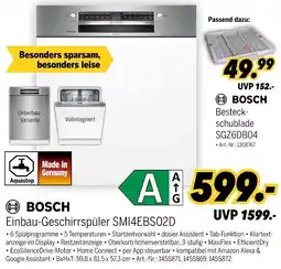 MEDIMAX BOSCH Einbau-Geschirrspüler SMI4EBS02D Angebot