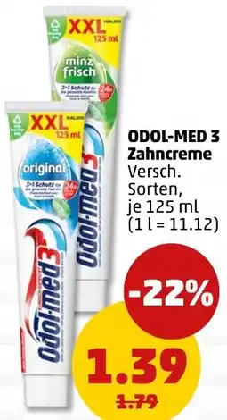 PENNY ODOL-MED 3 Zahncreme Angebot