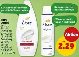 PENNY DOVE Dusche oder Deospray Angebot
