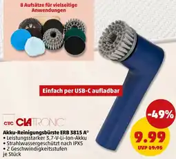 PENNY Clatronic Akku-Reinigungsbürste ERB 3815 A Angebot