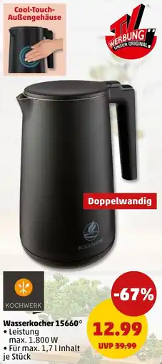 PENNY KOCHWERK Wasserkocher 15660 Angebot