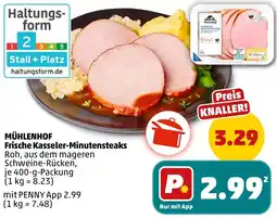 PENNY MÜHLENHOF Frische Kasseler-Minutensteaks Angebot