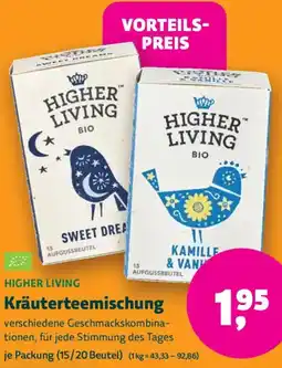 Biomarkt HIGHER LIVING Kräuterteemischung Angebot