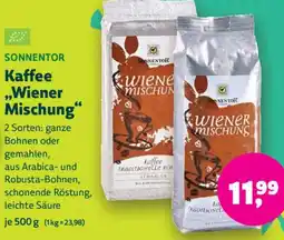 Biomarkt SONNENTOR Kaffee ,,Wiener Mischung" Angebot
