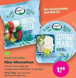 Biomarkt ZÜGER FRISCHKÄSE Käse-Alternativen Angebot