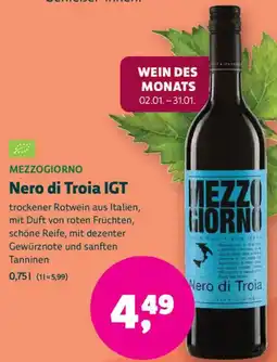 Biomarkt MEZZOGIORNO Nero di Troia IGT Angebot