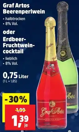 Thomas Philipps Graf Artos Beerenperlwein oder Erdbeer-Fruchtweincocktail Angebot