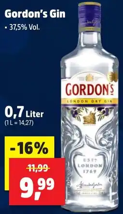Thomas Philipps Gordon's Gin Angebot