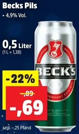 Thomas Philipps Becks Pils Angebot