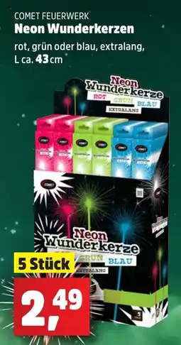 Thomas Philipps COMET FEUERWERK Neon Wunderkerzen Angebot