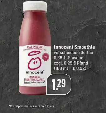 Edeka Innocent Smoothie Angebot