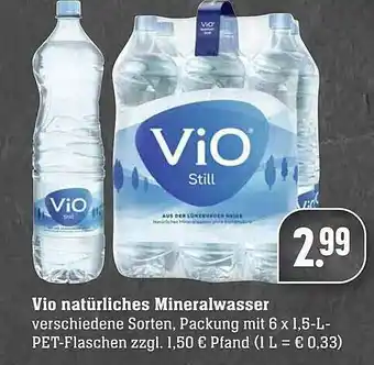 Edeka Vio Natürliches Mineralwasser Angebot