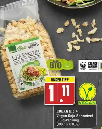 Edeka Edeka Bio + Vegan Soja Schnetzel Angebot