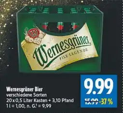 diska Wernesgrüner Bier Angebot