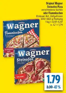 diska Original Wagner Steinofen Pizza oder Flammkuchen Angebot