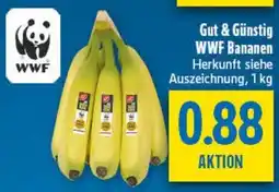diska Gut & Günstig WWF Bananen Angebot