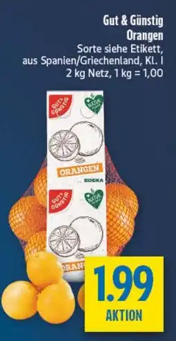 diska Gut & Günstig Orangen Angebot