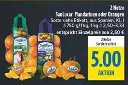 diska 2 Netze SanLucar Mandarinen oder Orangen Angebot