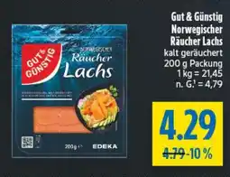 diska Gut & Günstig Norwegischer Räucher Lachs Angebot