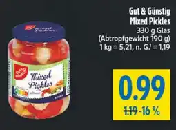 diska Gut & Günstig Mixed Pickles Angebot