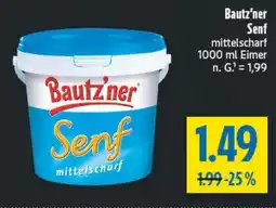 diska Bautz'ner Senf Angebot