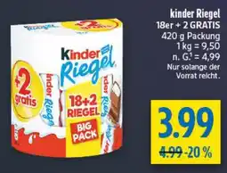 diska kinder Riegel 18er Angebot