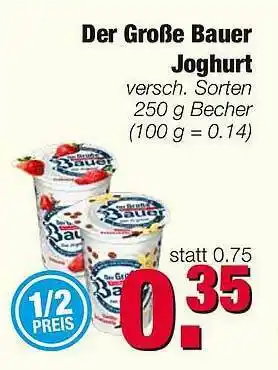 Edeka Scherer Der Große Bauer Joghurt Angebot