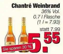 Edeka Scherer Chantré Weinbrand Angebot