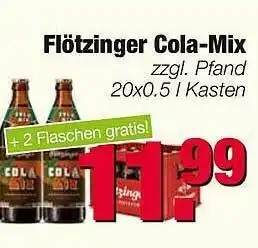 Edeka Scherer Flötzinger Cola-mix Angebot