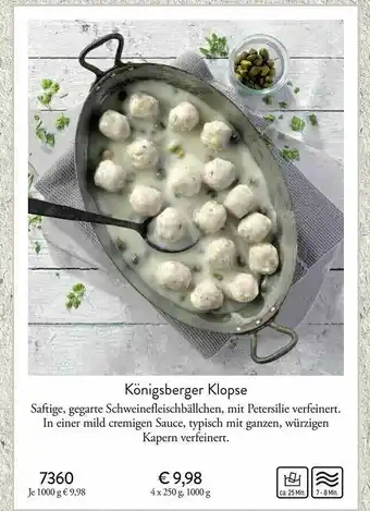 Eismann Königsberger Klopse Angebot