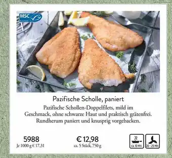 Eismann Pazifische Scholle Paniert Angebot