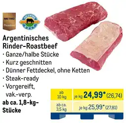 METRO METRO Premium Argentinisches Rinder-Roastbeef Angebot